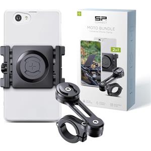 SP CONNECT Supporto Universale per Cellulare da Motociclette e Motorini - Forte Presa a Morsetto - Supporto per Dispositivi Larghi 58-85mm, Adatto a Manubri Standard e Grandi - Accessori Motociclismo