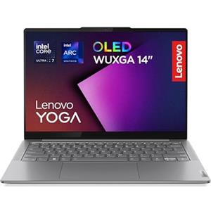 Lenovo Yoga Slim 7 AI Notebook - Display OLED 14" WUXGA (1920x1200), Intel Core Ultra 7 155H, RAM 32 GB, SSD 1 TB, Grafica integrata Intel Arc, Windows 11 Home - Luna Grey