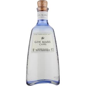 Gin Mare Capri - Premium Mediterranean Gin con Botaniche Naturali, Limone, Bergamotto, Edizione Speciale, 42,7% Vol., Bottiglia in Vetro da 70 cl