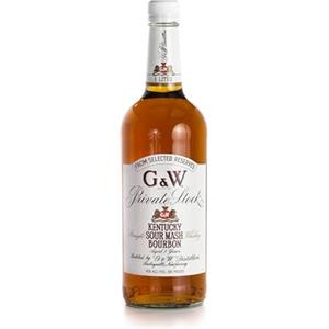 G&W Bourbon G&W Private Stock Bourbon Whiskey 40% 100cl