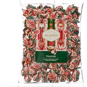 Confetti Maxtris - CHRISTMAS BOULE, CIOCCOLATINI NOCCIOLA, BAG 1 KG
