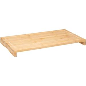 5 five simply smart 5five - Funda de bambú 2 en 1 para placa de cocina (52 x 28 cm). Tabla de cortar de madera y protector de placa. Compatible con placas de inducción, gas y vitrocerámica.