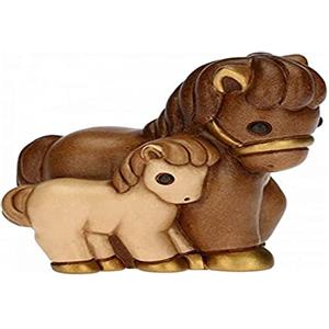 THUN ® - Cavallo con Puledro Presepe Classico