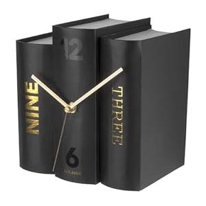 Karlsson KA5729 - Orologio da tavolo, in cartone, nero, taglia unica