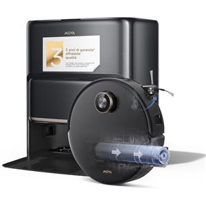 Mova Z60 Ultra Roller Complete Robot Aspirapolvere Lavapavimenti, 28000Pa, Dotato di Lavaggio HydroForce, Tecnologia AutoShield, Telaio LiftPro, Sistema StepMaster 2.0, Lavaggio con DuoSolution