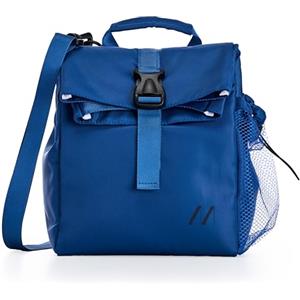 Muitomas, Borsa Termica Efficiente con Tasca Esterna, Materiale Resistente, Capacità di 15 L, Colore Blu Ottanio