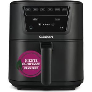 Cuisinart Friggitrice Ad Aria Compact Max | Grande capacità 7,6L, 8 porzioni Senza PFAS Frigge, arrostisce, griglia, cuoce, disidrata, 36% più compatta 33% più capiente Parti lavabili in lavastoviglie