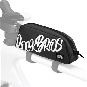 ROCKBROS Borsa Telaio Bici, 8L Borsa Tubo Anteriore per MTB, Bici da Corsa, Ciclismo, Facile Installazione, Bordi Sottili, Nero/Blu/Rosso