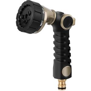 RESTMO Doccetta da giardino in metallo Heavy Duty, robusta siringa per la pulizia e l'irrigazione, tubo ad alta pressione, 7 modelli