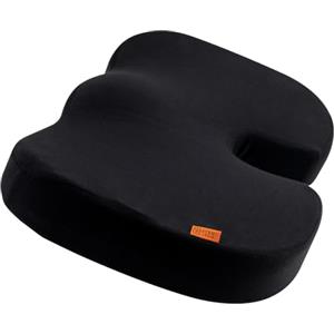 DYNMC you Cuscino Sedia Ufficio in Memory Foam, Cuscino del Coccige Antiscivolo Regolabile per Seggiolino Auto, Sedia da Ufficio o Sedia