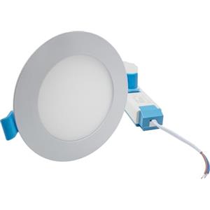 Planetitaly Faretti Led da Incasso, led integrati 6W, 480LM, Luce ultrasottile da soffitto, Illuminazione Cucina,Studio,Camera, Pannello da Incasso Cartongesso, LED CCT Regolazione da 3000K a 6500K, foro Ø 100 mm