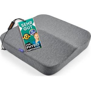 DYNMC you Cuscino Memory Foam Cuscino Sedia Ufficio o a Rotelle - Cuscini Sedie Quadrati - Supporto e Stabilità Perfetti - Tessuto Antiscivolo, Rivestimento Lavabile