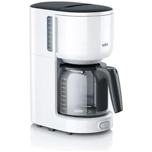 Braun, 1000 W, 10 cups, Acrylonitrile Butadiene Styrene, Bianco