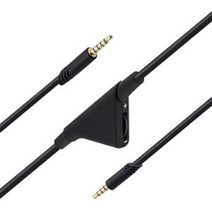 Tolesum Cavo Audio Ausiliario Sostitutivo con Controllo del Volume per Cuffie da Gioco Astro A10 / A30 / A40 PS5 / PS4 / Xbox One/Xbox Series S/X/PC/Smartphone tramite jack da 3,5 mm - 2M