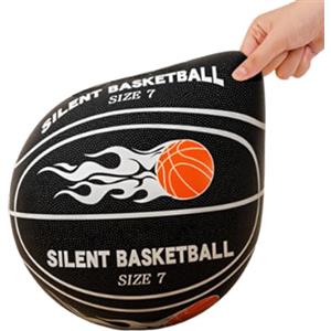 Knowlife Palla Da Basket Silenziosa Taglia 5/7, Pallone Pallacanestro Silenzioso, Palla Da Allenamento In Schiuma Ad Alta Densità Non Rivestito Bambini Adulti, Pallone Da Basket Leggero Interni Esterni