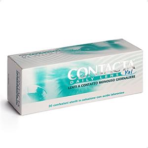 Contacta, Daily Lens Yal 30, Lenti a Contatto Giornaliere per Miopia, Lenti a Contatto con Acido Ialuronico Sicure e Facili da Applicare, Diottrie -4,25, Confezione da 30 Lenti Monouso