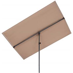 blumfeldt Flex-Shade XL ombrellone protezione solare, superficie: 150 x 210 cm, materiale: poliestere, fattore di protezione UV 50, palo di sostegno in alluminio, idrorepellente, taupe