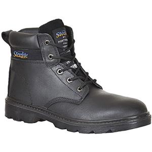 Portwest FW11 Scarponcino Thor Steelite S3 Stivali Antinfortunistici, Unisex - Adulto, SRC, Nero (Nero Bkgr), 44 EU (10 UK)