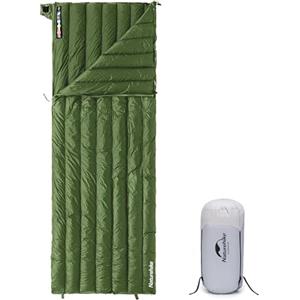 Naturehike Sacco a pelo in piuma, ultraleggero, compatto e portatile, 650 FP, 3 stagioni, con ingombro ridotto, per uscitoor e campeggio