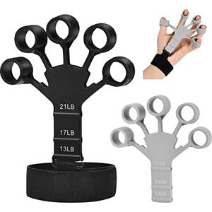 Vicloon Finger Strengthener, 2 Pezzi Pinza Mano Avambracci Attrezzi, Finger Exerciser, Manopole Mani per Polso Resistenza Regolabile 10-60kg, Perfetto per Recupero di Lesioni alla Mano