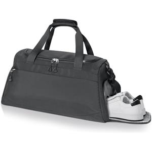 Romon Borsone da Viaggio, Borsone Palestra Grande Ripiegabile, Borsa Sportiva Palestra con Scomparto per Scarpecon, Borsa Sportiva Grande Impermeabile, Gym Travel Bag per Uomo Donne, Nero, L