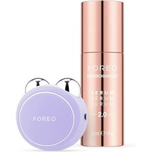 FOREO Firm & Fabulous, BEAR mini Lavender + Serum Serum 30 ml | Massaggiatore viso antirughe con microcorrente | Prodotti di skincare viso | Set regalo | Regalo donna