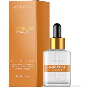 MOOLECOLA I-SERUM Siero Viso Vitamina C - Siero Illumina e Uniforma - Proprietà Antiossidanti per Pelle Radiosa e Giovane - Stimola Produzione Collagene - Riduce Macchie Scure - 30 ml
