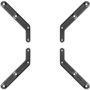 deleyCON Adattatore Universale VESA per TV e Monitor Da Parete - fino a 30Kg - Da 200x200 a 300x300 400x400