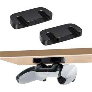 Tolesum 2pcs Supporto Porta Joystick per PS5 Controller, Orizzontale Supporto Stand per Controller di Gioco da Tavolo e Rack di Stoccaggio con Nastro Adesivo per PS4