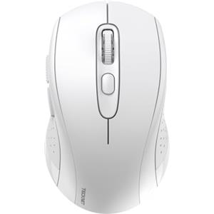TECKNET Mouse Bluetooth 5.0 e 3.0, 3 Modalità, Mouse Ottico Portatile Wireless 2.4G con Ricevitore USB Nano, 4000 DPI per Laptop, MacBook, PC, Windows, Android, Bianco