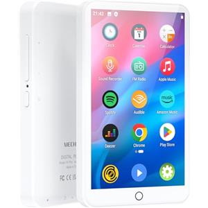 MECHEN Lettore MP3 Spotify, MECHEN MP3 Player Bluetooth WLAN, Portatile Android MP4 con Video, Play Store, Deezer, Audible Compatibile, Touch Screen da 4 pollici