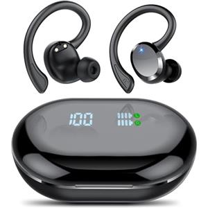 hadbleng Cuffie Bluetooth Sport, 2026 Auricolari Bluetooth 5.4 con Stereo Hi-Fi, 54Ore Cuffie Wireless con 4 ENC Cancellazione Rumore Microfono, Impermeabile IP7 Cuffiette, USB-C Cuffie In-Ear Running