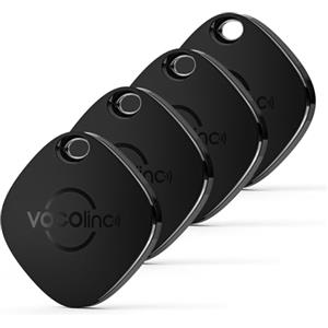VOCOlinc Air Tag 4 Pezzi, Smart Tracker Localizzatore Funziona con Apple Dov'è App (solo iOS, NON per Android), Bluetooth Trova Oggetti per Chiavi/Bagagli/Valigie/Portafogli, Impermeabile IP65