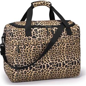 YOODI 40x30x20 Wizzair Vueling Borsa da Viaggio Bagaglio a Mano Pieghevole Borsone da Viaggio Impermeabile Bagagli Campeggio Oxford Borsoni Viaggios Leggero 25L Travel Bag per Donna, Uomo, Marrone