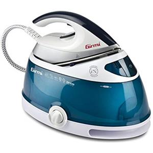 Girmi SS80 Sistema Stirante, Ferro con piastra Inox, 2400 W, 4,5 Bar, Capacità serbatoio 2 L, 90g/min, Blu