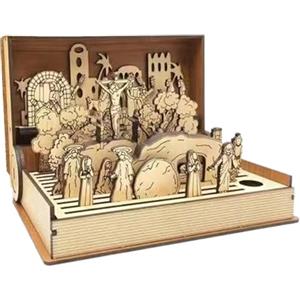 Generisch Scena pasquale, Scena pasquale, Presepe di Pasqua, Storia della Resurrezione, Scenario portatile della Resurrezione, Decorazione pasquale religiosa, Credente di vacanza per il soggiorno