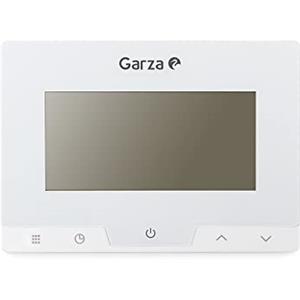 Garza Cronotermostato digitale programmabile per caldaia e riscaldamento, Cronotermostato touch controller di temperatura., Bianco, 20 x 80 x 120 millimetri