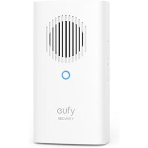 eufy Security Campanello aggiuntivo per videocitofono, campanello da interno, per videocitofono E340, suoneria senza ritardo, volume regolabile, 8 suonerie divertenti