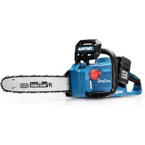 Dong Cheng DongCheng Motosega a batteria 40 V, Lunghezza di taglio 38 cm, Motore senza spazzole, Velocità di taglio 14 m/s, senza batteria e caricabatterie