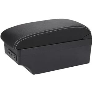 NNBINK Compatibile con Hyundai per Bayon Box Corrimano per Auto Bracciolo Centrale Scatola Portaoggetti Retrofit Interno con 7USB Storage Box Bracciolo(3)