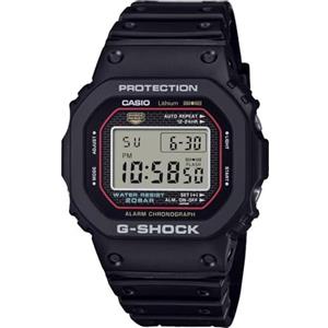 G-Shock Casio Orologio al quarzo analogico unisex con cinturino in DW-5000R-1AER, Nero, Moderno
