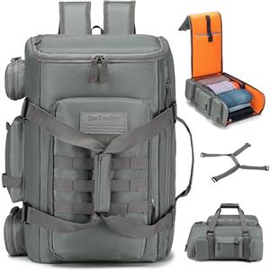 SPAHER 50L Zaino da Viaggio Trekking 55x35x25 ITA Airways KLM Bagaglio a Mano Aereo Zaino Sportivo Tattico Grande Donna Uomo Impermeabile Backpack per Escursionismo Campeggio Universitario