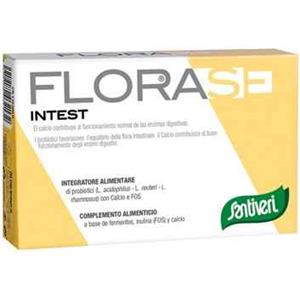 Santiveri Florase Intest - Integratore Probiotico con Finocchio e FOS, 40 Capsule