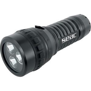 SEAC SZ5000 Torcia Subacquea Ricaricabile 4200 Lumen, Nero, 178 mm x 65 mm, Ideale per Immersioni Notturne e Fotografia Subacquea