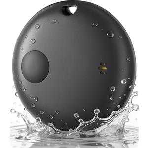 KUKIHO Tag Tracker 1 Pezzi, Localizzatore Bluetooth Compatibile con l'App Apple Dov'è (Solo iOS), Smart Tag per Chiavi, Portafoglio, Borse e Valigie, Batteria Sostituibile, Nero