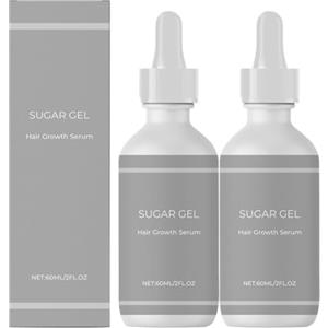 Junjie 60ml Gel di Desossiribosio per la Crescita dei Capelli, Siero per la Crescita dei Capelli a Base di Desossiribosio, Siero per la Crescita dei Capelli, Gel per l'Addensamento dei Capelli, Olio per