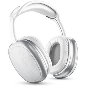 Music Sound | Cuffie Bluetooth 5.0 MAXI2 | Wireless Around Ear - Charging Time 1,5h - Microfono Integrato - Comandi sul Padiglione e Archetto Regolabile, Colore Bianco