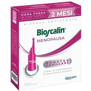 Bioscalin Menopausa - Trattamento Anticaduta e Rinforzante per Capelli Femminili, 16 Fiale da 3,5 ml