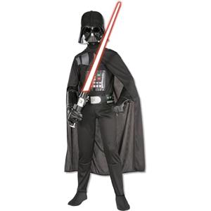 Rubie's Rubies Costume Darth Vader Classic Z per bambino, Tuta, maschera e mantello stampati. Film ufficiali Lucas, per Carnevale, Compleanni, Halloween, Feste e Natale