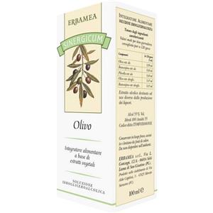 Erbamea Sinergicum Olivo 100 ml - Integratore per il Controllo della Pressione Sanguigna con Olivo, Biancospino e Pilosella